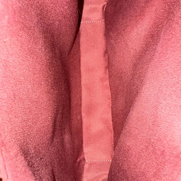 New RARE COACH Jes Crossbody Bag w/Puffy Heart Quilting Leather Gold Cherry Red - Picture 12 of 13